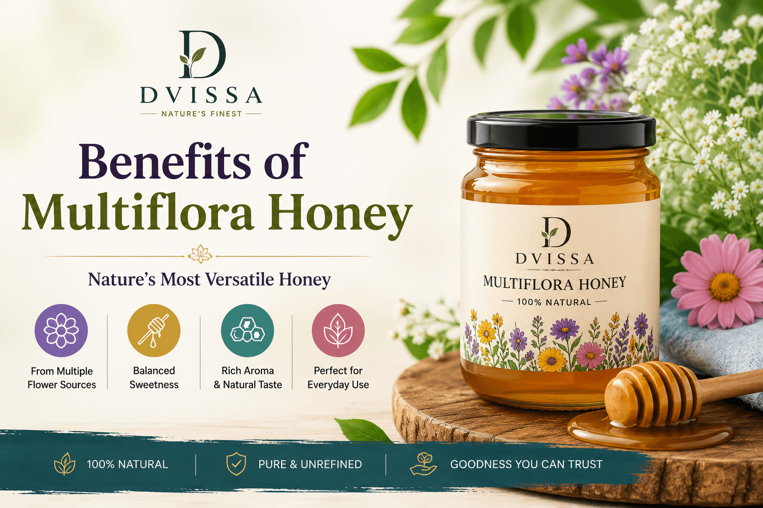 Benefits of Multiflora Honey: Why It's a Popular Choice