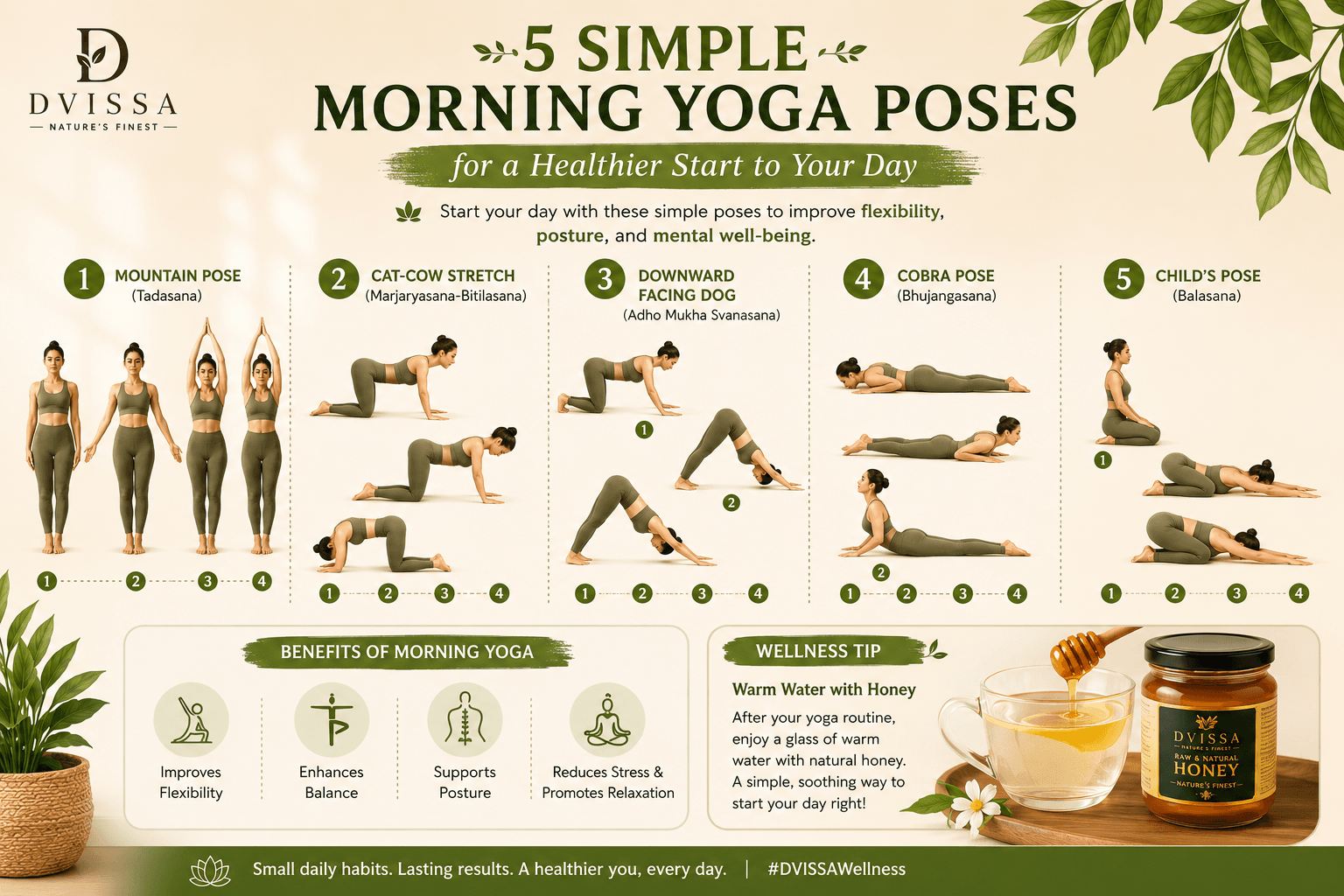 5 Simple Morning Yoga Poses for a Healthier Start to Your Day